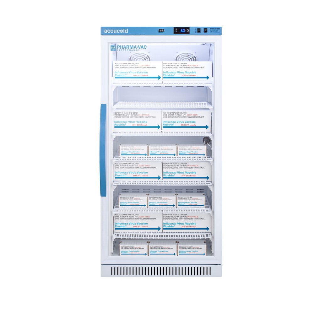 8 Cu.Ft. Upright Vaccine Refrigerator, Certified to NSF/ANSI 456 Vaccine Storage Standard