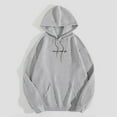 thumbnail image 4 of Wamejoo You Are Enough Hoodie Sweatshirt, Dear Person Behind Me Hoodie, Super Soft Plain Hoodie with Pocket Unisex (Grey, XL), 4 of 5