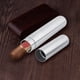 thumbnail image 2 of Tubo humidor portátil para viajes, estuche de almacenamiento seguro y elegante, soporte para puros de acero inoxidable, 2 of 8