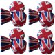 thumbnail image 5 of 200 Uds Union Jack Cupcake Case Muffins postre pastel titular papel taza papel Cupcake Liners, 5 of 5