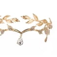 thumbnail image 5 of Crown Hair Jewelry Baroque Rhinestones Headband Bridal Headpiece (Gold), 5 of 5