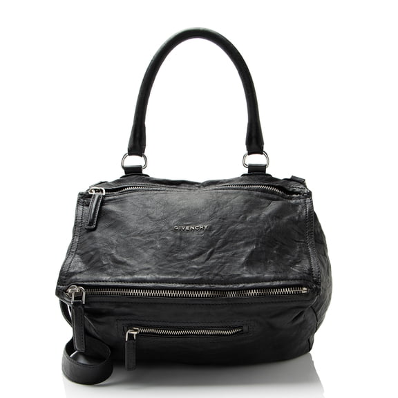 Pre-Owned Givenchy Goatskin Pandora Medium Shoulder Bag
