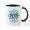 White/Black Inside, variant on CafePress - PCOS Lotus Mug - 11 oz Ceramic Mug - Novelty Coffee Tea Cup