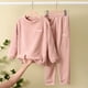 thumbnail image 5 of Conjunto cálido de pijama de polar coral para niños, niñas, bebés, tallas medianas y grandes, ropa de franela para el hogar para padres e hijos, 5 of 6