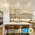 thumbnail image 5 of 24 Pack Premium 18W 8-Inch Ultra-Thin LED Recessed Light with J-Box, 3000K Warm White, Dimmable Slim Panel Downlight, Satin Nickel, 5 of 7