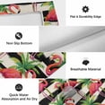 thumbnail image 6 of Pink Flamingo Outdoor Rug for Patio/Deck/Porch, Non-Slip Large Area Rug 3 x 5 Ft, Palm Leaf Black Striped Tropical Plant Indoor Outdoor Rugs Washable Area Rugs, Reversible Camping Rug Carpet Runner, 6 of 8