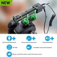 thumbnail image 2 of Universal Video Microphone w/ Shock Mount, Phone Stand, Windshield, Foam Cover, Shotgun Video Recording Microphone for Sony, Nikon, Canon DSLR Camera＆iPhone, Android Phone, Rechargeable(Work 10 Hrs), 2 of 11