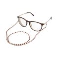 thumbnail image 2 of Cadenas para gafas de 1 pieza Unique Bargains, cordón para mascarilla, cadena de perlas multicolor para gafas de 25.98" marrón, 2 of 5