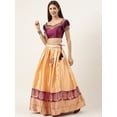thumbnail image 6 of Parvdi Lehenga Choli For Women Indian Readymade Party Wear Art Silk Stitched Lehenga & Stitched Blouse With Dupatta, 6 of 7