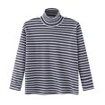 thumbnail image 6 of Ulanda Girls Mock Neck Loose Fit Shirts Kids Long Sleeve Slouchy Warm Cute Fashion Pullover Tops (Grey, 7-8 Years), 6 of 7