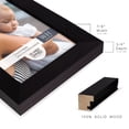 thumbnail image 3 of Premium Ebony Solid Wood Picture Frame, 3.5 x 5, 3 of 8