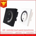 thumbnail image 4 of White 86-Style Wall-Mounted LED Strip Controller with Tempered Glass Touch Panel, Remote Control & Dimming Function – Ideal for Ambient Lighting Decoration and Intuitive Lighting Adjustment in Home, 4 of 6