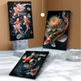 thumbnail image 5 of Pósteres e impresiones de peces de la suerte, carpas koi y flores, impresión en lienzo de acuarela para sala de estar, dormitorio, arte de pared, decoración del hogar, 5 of 5