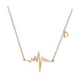 thumbnail image 1 of Collier pour Femmes Mode Design Spécial Diamant Acier Titane Brillant Collier Clavicule Collier Croisé, 1 of 5