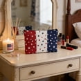 thumbnail image 1 of 5Pcs Independence Day Zippered Pouch, RRJ Independence Day Zippered Storage Pouch, Multi-functional Pencil Case Cosmetic Bag, Polyester Travel Organizer For Study Office Supplies, Gift For Friends, 1 of 6