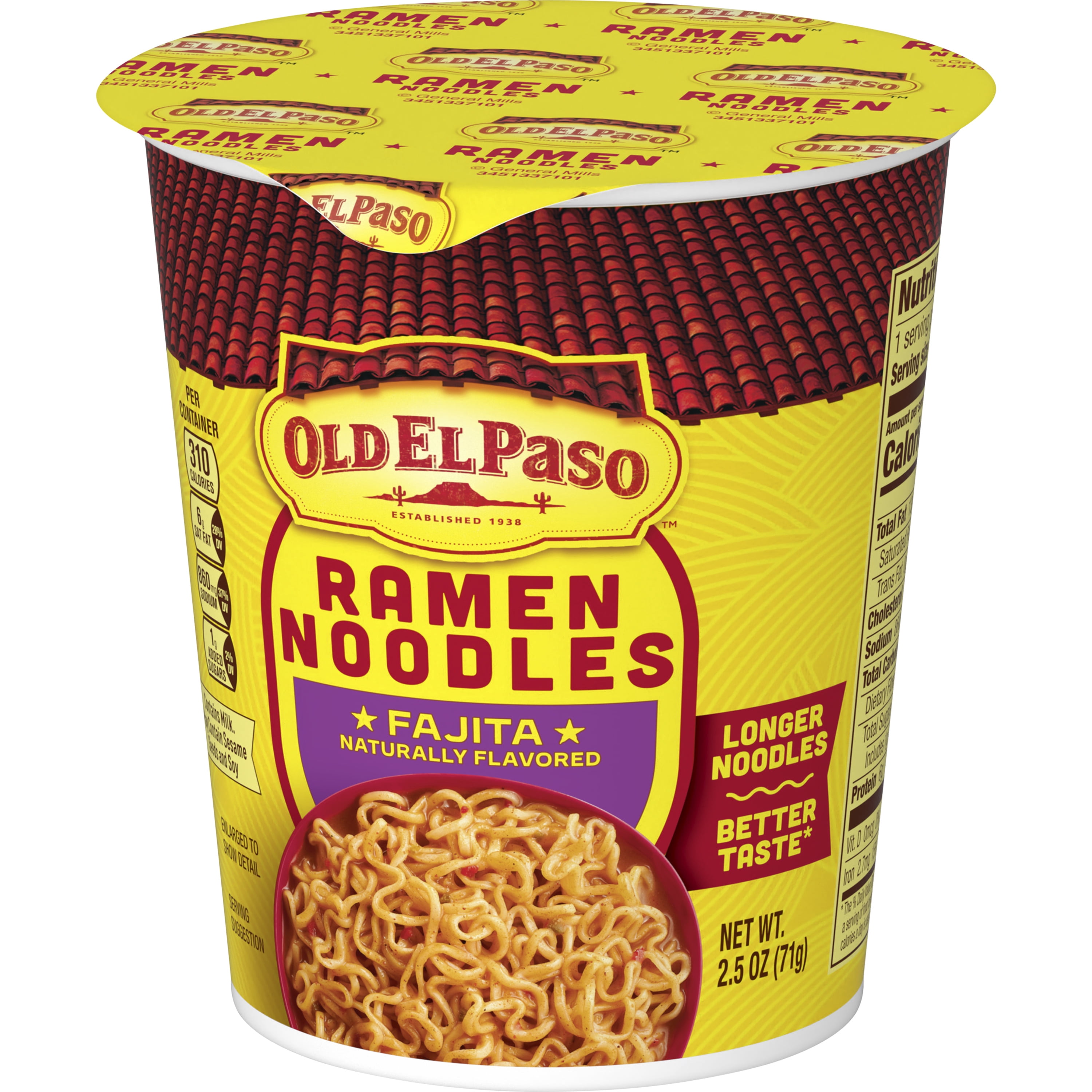OEP RAMEN FAJITA CUP 2.5OZ