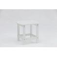 thumbnail image 3 of Table d’appoint Tanfly blanche – 100 % en polycarbonate résistant aux intempéries, protection UV, utilisable à l’intérieur comme à l’extérieur, 3 of 4