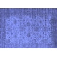 thumbnail image 1 of Ahgly Company Machine Washable Indoor Rectangle Oriental Blue Industrial Area Rugs, 6' x 9', 1 of 4