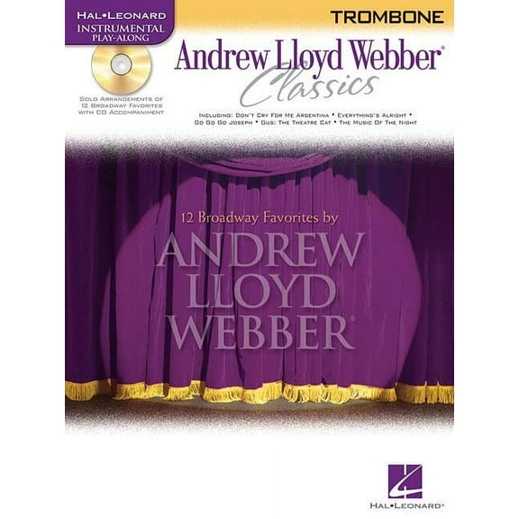 Hal Leonard Instrumental Play-Along: Andrew Lloyd Webber Classics: Trombone (Other)
