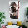 thumbnail image 6 of Japan Action Comedy Anime Series Kill La Kill Role Ryuuko Matoi Poster Artworks Canvas Poster Room Aesthetic Wall Art Prints Home Modern Decor Gifts 24x36inch(60x90cm), 6 of 6