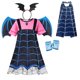 thumbnail image 1 of Vestido de niñas Vampirina Fantasia Infantil Cosplay Disfraces Halloween Carnival Party Disfraz Vampire Kids Cothes With Wing Outfits9-10T (Etiqueta 160) Gao Jinjia LED, 1 of 2