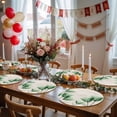 thumbnail image 5 of Green Floral Round 13 Inch Placemats Set of 4, Elegant Tulip Vintage Wildflower Plant HeatResistant Non Slip Place Mats for Dining Table, Wipeable Braided Kitchen Table Mats for Housewarming, 5 of 9