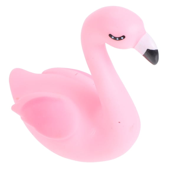 Luxshiny Pink Flamingo Cake Topper for Wedding Birthday and Christmas Party Cake Decoration Vinyl