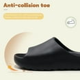 thumbnail image 5 of Kids Cloud Slides Slippers For Girls Boys,Pillow House Slippers Non-Slip Super Soft Quick Drying Shower Cushioned Slides Bathroom Thick Sole Sandals Indoor Outdoor Slippers, 5 of 7