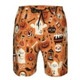 thumbnail image 3 of Cauagu Halloween 2 Print Men's Swim Trunks,Hawaiian Bathing Suit Swimsuits Beach Shorts with Pockets for Men Quick Dry Swimming Board Shorts-X-Large, 3 of 6