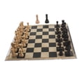 thumbnail image 3 of Juego de ajedrez con piezas de ajedrez de rey, regalo de cumpleaños, juguete de viaje, juego de entrenamiento, kit de juego de mesa, juego de ajedrez Marrón, 3 of 8