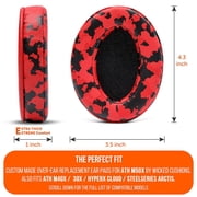 Wicked Cushions Replacement Earpads for ATH M50X M40X M30X Headphones & More | Upgraded Thickness, Enhanced Comfort