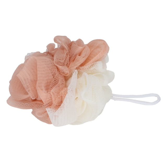 Mesh Shower Loofah, Convenient Inner Space Rich Foam Bath Ball for Bathing