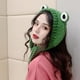 thumbnail image 2 of Gorro Con Diadema De Rana, Gorro Tejido De Ganchillo Para Invierno, Gorro Con Orejeras De Ojo De Rana De Dibujos Animados Bonitos Para Mujeres Y Niñas, Gorro De Rana De Lana Muyoka Hogar, 2 of 6