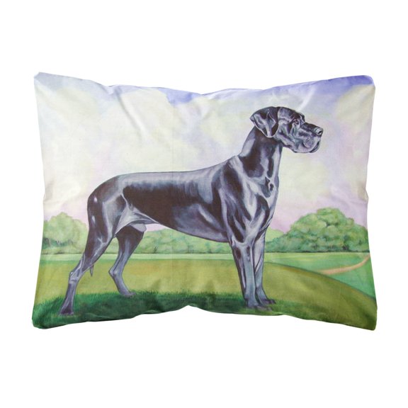 Carolines Treasures 7245PW1216 Great Dane Canvas Fabric Decorative Pillow, 12H x16W, multicolor