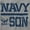 Sport Grey, variant on United States Navy Proud Son Men's Graphic T Shirt Tees Brisco Brands S