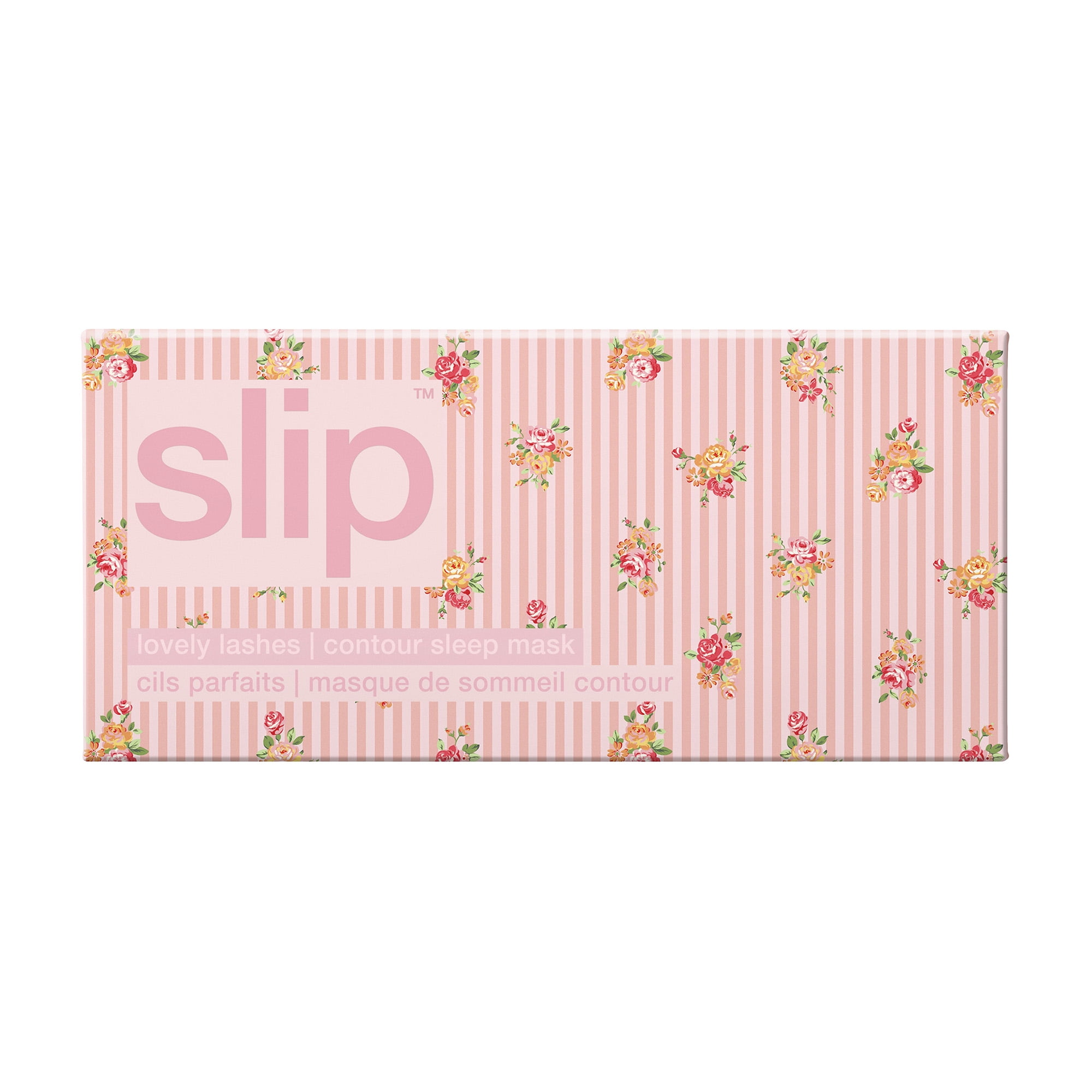 slip pure silk contour sleep mask - petal