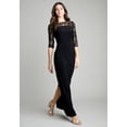 thumbnail image 2 of Roaman's Women's Plus Size Plus-Size 3/4 Illusion Sleeve Emebllished Gown, 2 of 3