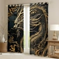 thumbnail image 2 of Erosebridal Magical Dragon Curtains for Living Room,Wild Animal Curtains and Drapes (42Wx84L),Wildlife Bedroom Decor, 2 of 5