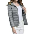 Axiiglly Puffer Jacket for Women Casual Workout Short Jackets Warm