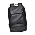 thumbnail image 2 of Mochila para ordenador portátil para hombre, bolso de hombro informal ligero para negocios, senderismo al aire libre Negro, 2 of 9