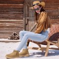 thumbnail image 2 of Ecetana Snow Boots for Women Winter Warm Ankle Boots Cozy Short Bootie With Side Zipper, 2 of 7