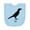 AE-Light Blue, variant on Inktastic Country Crow Caw. Silhouette Newborn Bib