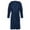 Dark Blue, variant on Lindreshi Robes for Women Plus Size 5X Women Winter Lengthened Plush Shawl Bathrobe Long Sleeve Robe Hooded Coat
