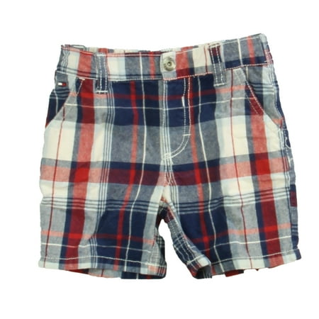 

Pre-Owned Tommy Hilfiger Boys Red | White | Blue Shorts size: 18 Months