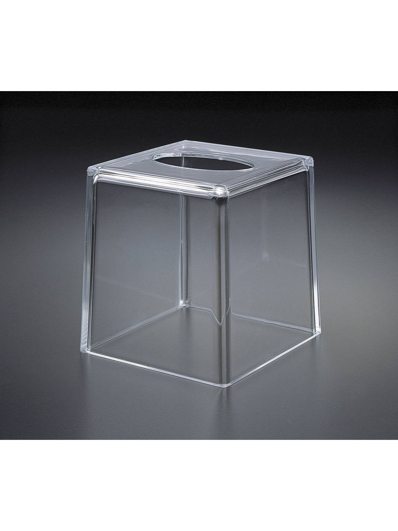 Acrylic Lucite Boutique Tissue Box Holder Cover