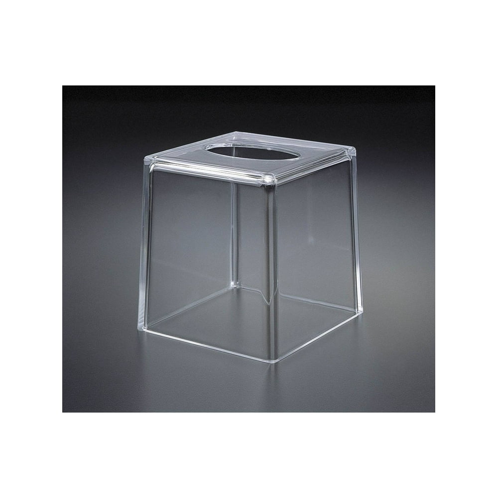 Acrylic Lucite Boutique Tissue Box Holder Cover