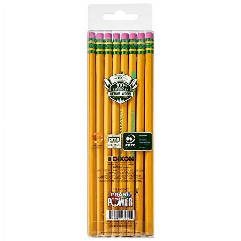 Ticonderoga Wood-Cased No. 2 Pencils, HB Soft, Yellow, 24 Count