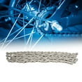 thumbnail image 4 of 116 Links Bike Chain, Silver Axial Strengthening 9 Speed Bike Chain  for Outddor Riding, 4 of 8