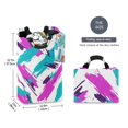 thumbnail image 2 of Yayeee Freestanding Laundry Hamper with Handle Collapsible Large Storage Basket for Clothes, Abstract Drawing, 2 of 7
