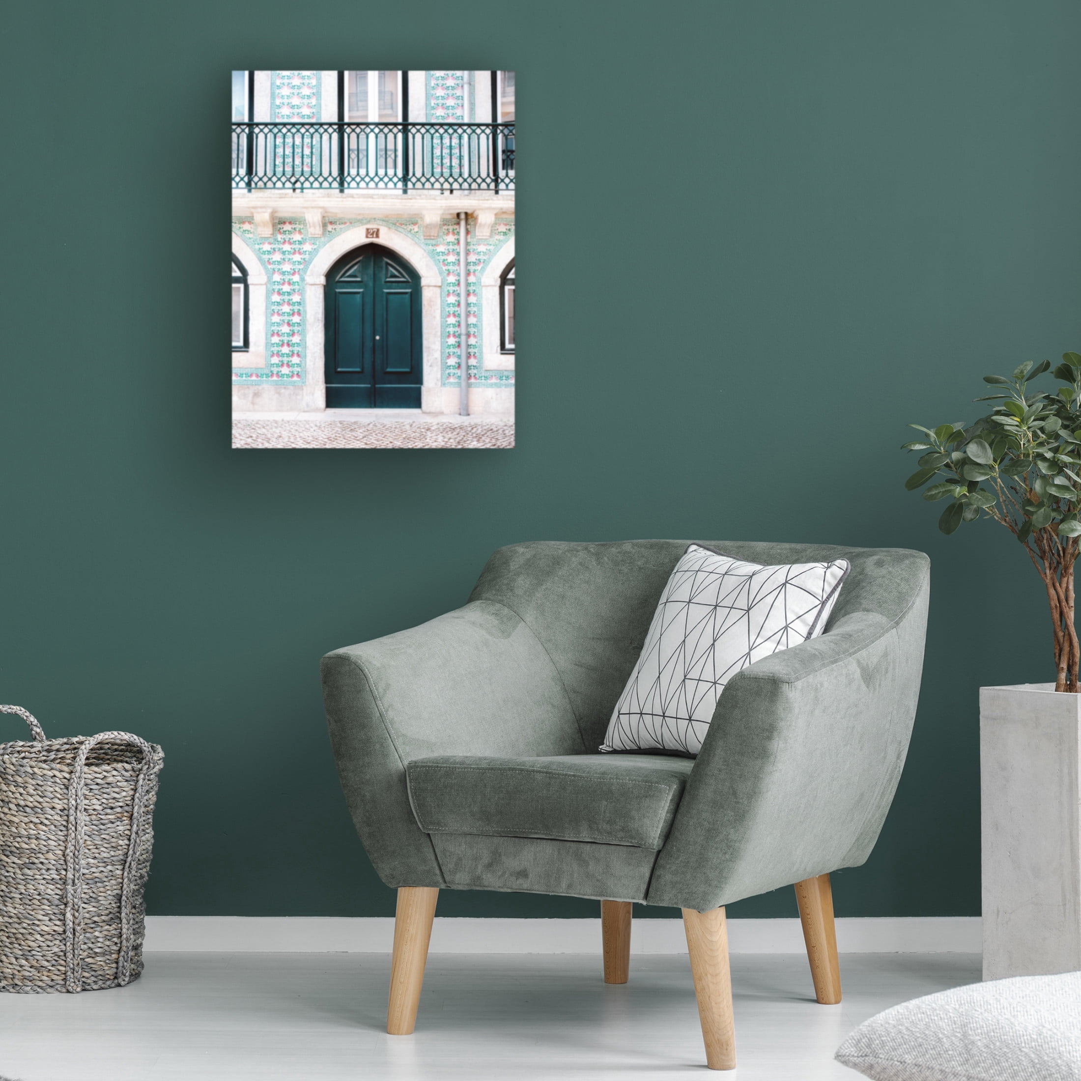 Trademark Fine Art Raisa Zwart Lisbon Door Canvas Wall Art